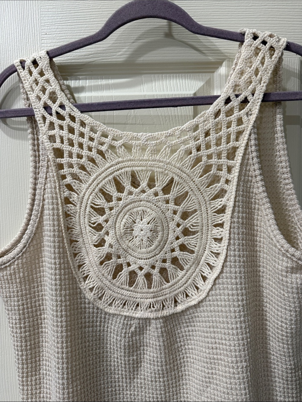 Crochet Back Tank - Picture 3 of 3